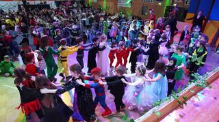 Zwingenberg, Melibokushalle, KVN-Kindermaskenball; 03.02.2024; Foto: Thomas Zelinger