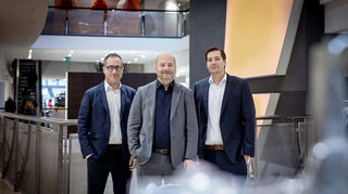 Die künftige Geschäftsführung: Armin Weger (v.l.n.r.), Fabian Engelhorn und Sebastian Bungartz.