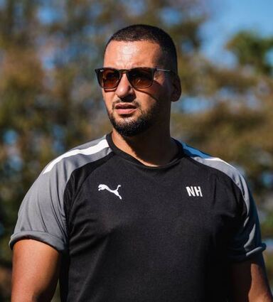 Trainer Nabil Hamzi ist mit der bisherigen Saison zufrieden.