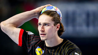 Stand schon bei der Handball-Nationalmannschaft stark unter Druck: Juri Knorr.