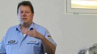 Beim DRK informierte Ulf Langemeier über Vorsorge für den Ernstfall.
