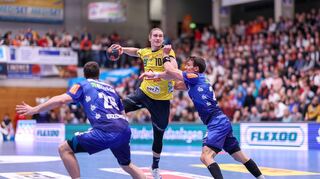 Löwen-Spielmacher Juri Knorr übernahm in der Schlussphase Verantwortung.