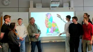 Die Geschichtswerkstatt Geschwister Scholl präsentiert ein Motiv für eine Dieffenbach-Gedenkstätte.