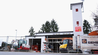Die Arbeiten am Rodauer Feuerwehrgerätehaus haben kurz nach dem Jahreswechsel begonnen.
