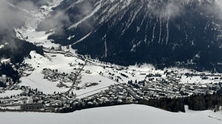 Blick auf den Ort Davos: Hier ist die Welt zu Gast.
