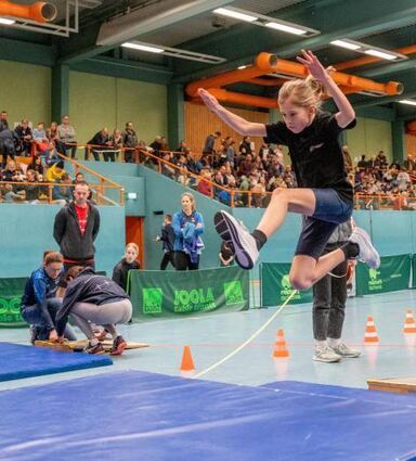 Beim Lorscher Sportfest geben die Kids - wie im Vorjahr – ihr Bestes.
