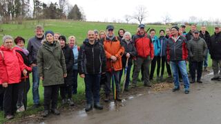 Unser Bild entstand bei der Wanderung.