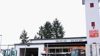 Rodau, Feuerwehrgerätehaus, Baustelle, 06.03.2024; Foto: Thomas Zelinger