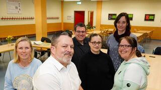 Manuel Gengnagel (2.v.l.) und das Team des Fördervereins.