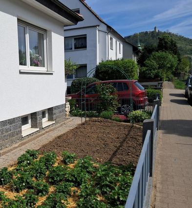 In der Heppenheimer Mozartstraße gibt es eine große Vielfalt der Gartengestaltung zu sehen.