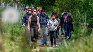 2023 wurde einige Kilometer in den Weinbergen zurückgelegt.