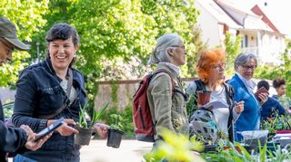 Die Pflanzentauschbörse im vergangenen Jahr wurde gut angenommen. Am 9. Juni findet sie wieder statt, gefördert durch ein Landesprogramm.