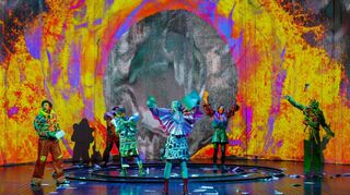 Krakau treibt es bunt in Platons „Staat“: (v. li.) Mateusz Bieryt, Marcin Kalisz, Marcin Sianko, Karolina Kazon, Linda Pöppel und Wojciech Dolatowski.