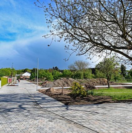 Zwingenberg; Mittelstr.; Einweihung neues Baugebiet noerdlich der Hauptstr.; Bild: Ernst Lotz