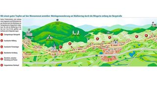 Der Verlauf der Weinlagenwanderung 2024
