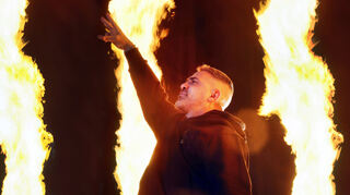 Spielt nicht nur verbal gern mit dem Feuer: Bushido in der SAP Arena.