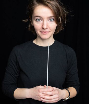 Würde auch gerne als Orchesterleiterin arbeiten: Dirigentin Anna Rakitina.