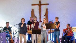 „Pop trifft Kirche“ in der Stephanusgemeinde in Bensheim.