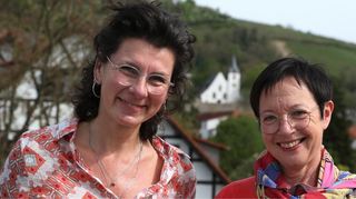 Ellen Schmeidel-Bodemann (l.) und Christel Dasbach (r.) sind die Gastgeberinnen der Podcast-Reihe.