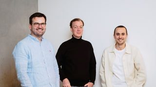 Die Insage-Gründer Simon Engelhorn (v.l.), Matthias Storch und Marc Schauer.