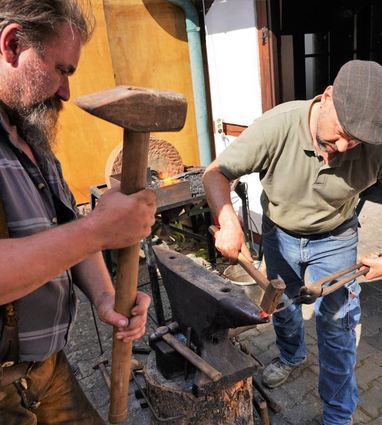Zwingenberg, Kunst- und Handwerkermarkt mit GGEW-Arena für Kinder, 28.05.2023; Foto: Thomas Zelinger