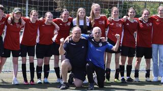 Die B-Juniorinnen der MSG Rimbach/Auerbach durften vorzeitig die Meisterschaft in der A-Liga Darmstadt bejubeln.