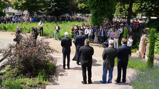 500 Teilnehmer waren bei der Kundgebung in Heppenheim dabei.