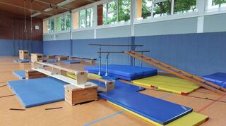 Eine leere Hallo ohne Kinder: Die Bensheimer Sportvereine sind in Sorge über die Zukunft des Kinderturnens, in vielen Vereinen fehlen die Übungsleiter.