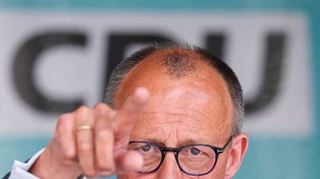 Friedrich Merz auf einem Wahlkampftermin.