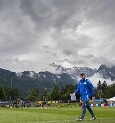 Am Fuß der Zugspitze hat Nationaltrainer Steve Clarke mit den Schotten das EM-Quartier bezogen.