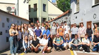 Das Goethe-Gymnasium hat eine neue Partnerschule in Osteuropa: Schülerinnen und Schüler reisten jetzt erstmals nach Kaunas (Litauen).