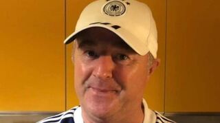 Heppenheimer und gebürtiger Schotte John Dickens fiebert beim Auftaktspiel gegen Deutschland für Schottland mit.