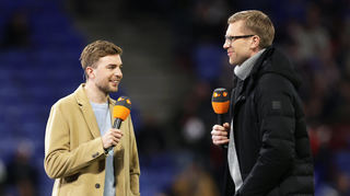 Die ZDF-Fernsehexperten Christoph Kramer (l.) und Per Mertesacker.