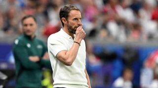 In der Kritik: „Wir müssen liefern“, sagte Englands Trainer Gareth Southgate nach dem enttäuschenden 1:1 gegen Dänemark im zweiten Gruppenspiel.