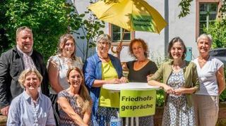 Die teilnehmenden Partner des Projektes „Belebte Friedhöfe“.