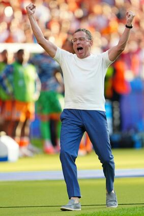 Der Schwabe Ralf Rangnick hat Österreich ins EM-Achtelfinale geführt.