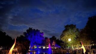Ob Rollenrutsche oder Lichterglanz: das Festival gefiel allen.
