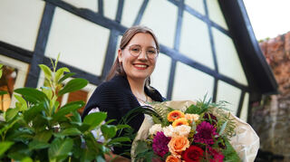 Neue Botschafterin für Bensheim: Nadja Pietruschka aus Zell ist die aktuelle Blütenkönigin. | Bild: Thomas Zelinger