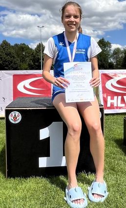 Nele Harjes wurde ihrer Favoritenrolle gerecht; die LG-Läuferin gewann bei den Hessenmeisterschaften das U20-Rennen über 800 Meter.