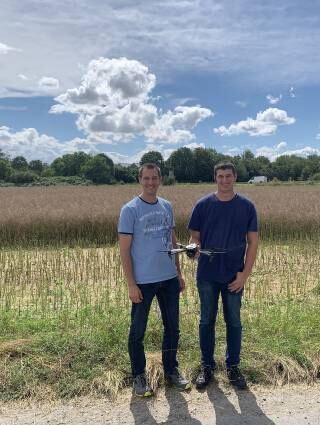 Die Haas-Brüder haben schon mehr als 100 Äcker kontrolliert.