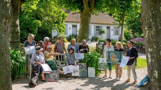 Am Freitag ist die diesjährige Sommerakademie der Gruppe Kunst im Fürstenlager mit Künstler Armin Liebscher zu Ende gegangen.
