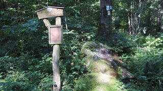 bzw_Toter_Mann Sommerserie sagen und Mythen Wegpunkt oberhalb des Fürstenlagers