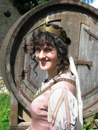 Larissa Anton in einem ihrer Kostüme.