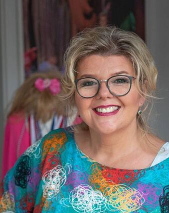 Michaela Hartnagel-Keil im Juli zu Hause in Alsbach-Hähnlein.