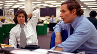 Für Generationen von Journalisten weltweit Vorbilder: die Reporter der „Washington Post“, Carl Bernstein (geb. 1944) und Bob Woodward (geb. 1943).