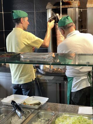 Fleisch darf für viele in einem Döner nicht fehlen - so auch hier bei Royal Kebap.