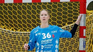 Helen van Beurden kann auf ärztliches Anraten derzeit nicht das Tor des Handball-Bundesligisten HSG Bensheim/Auerbach hüten.