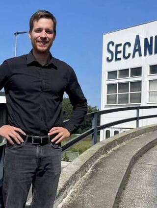 Josef Huppert, Niederlassungsleiter bei Secanim in Hüttenfeld.