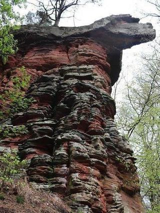 Markant: die „Drachenkopf“ genannte Felsformation.