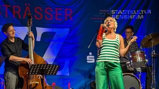 Susan Horn und das Thomas-Wind-Trio servierten am Abend eleganten Swing und Blues der 40er und 50er Jahre.